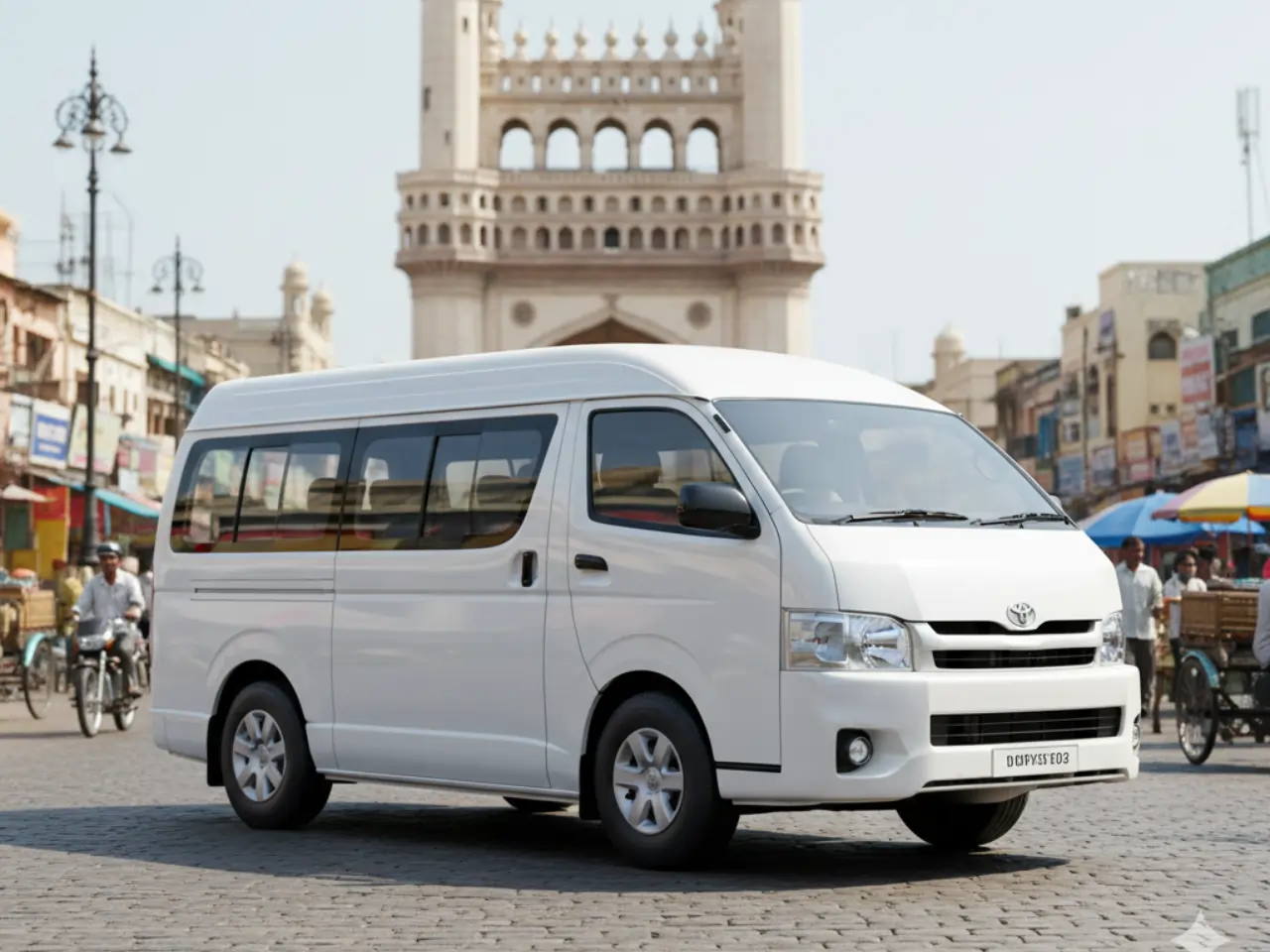 Hiace Commuter on Rent for Local and Outstation Tours