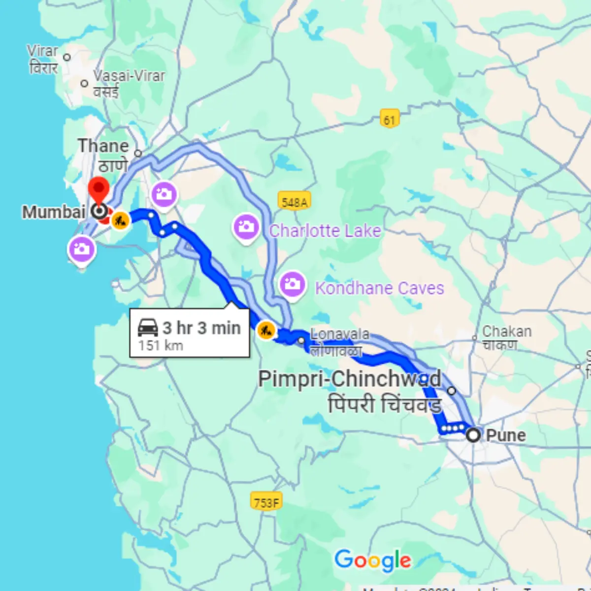 Pune to Mumbai Taxi Service - Car Rental and Outstation Cab Booking